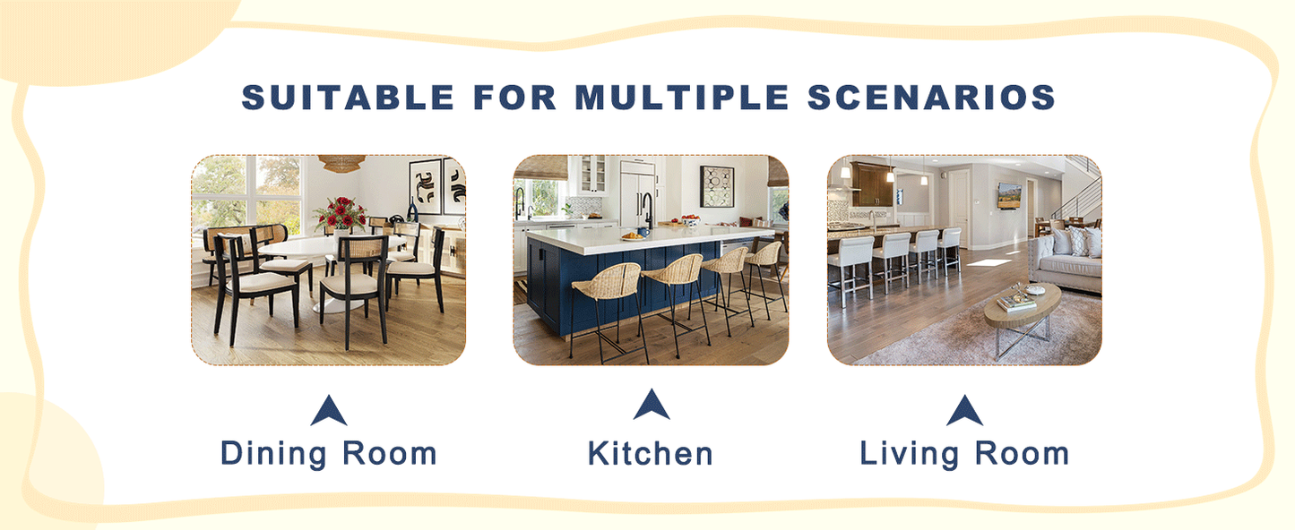 Table and Chair set.A 38.6' Transparent Tempered Glass Round Dining Table-Silver Metal Legs.Paired With 6 BLACK PU Mater