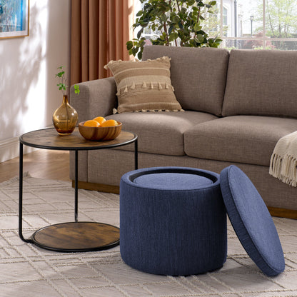 Ottoman, Multi-Functional Combination Set Table Ottoman, Combination of Ottoman and Table, With Drum Stool, With Storage