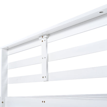 Acacia Wood Porch Swing Bed for Outdoor With Hemp Ropes - Full Size Patio Hanging Bed, 350lbs Capacity, Open-Side Minima