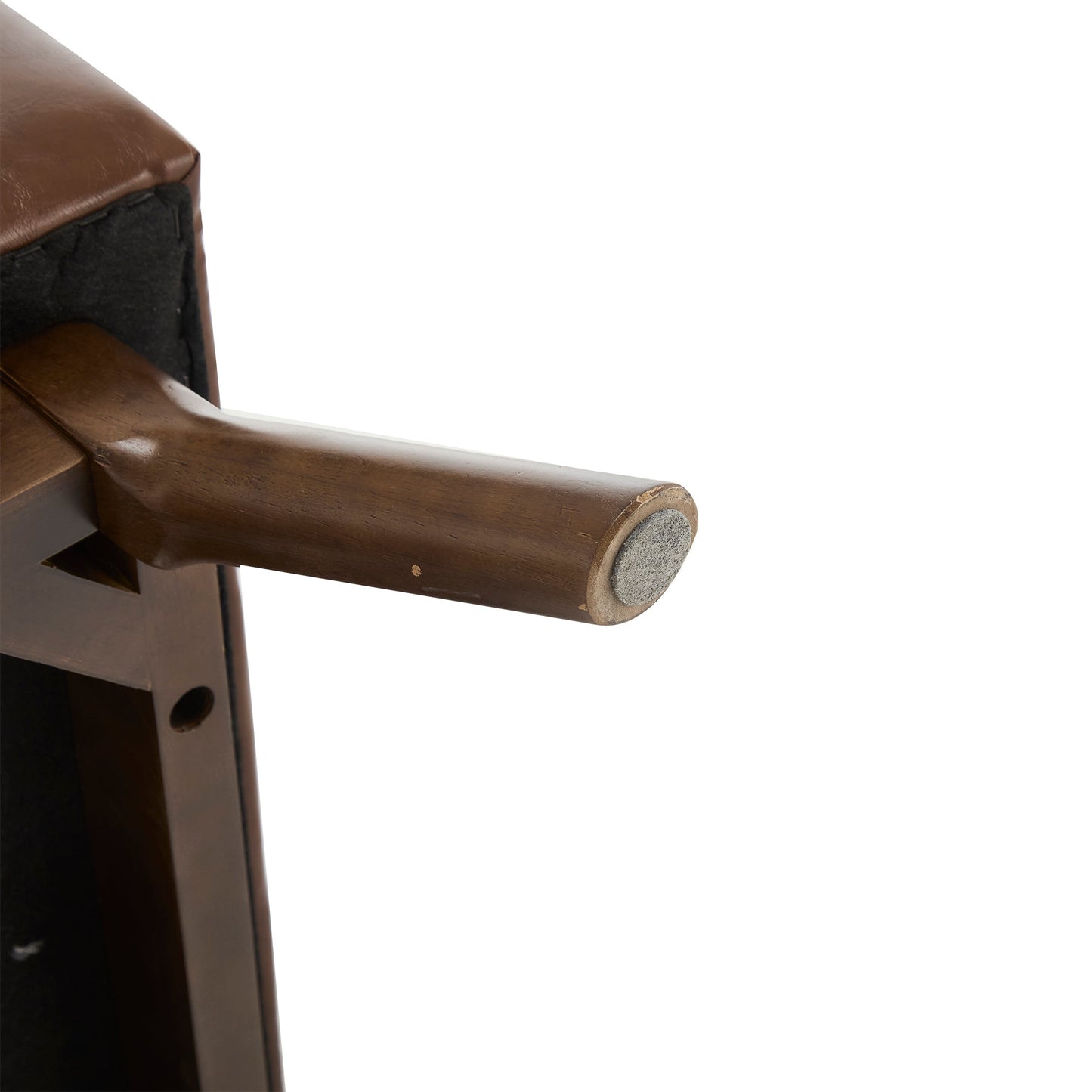 Mid-Century Modern Square Coffee Table Storage Bench, Assembled, Suitable for Living Room, Entryway and Family Room, Use