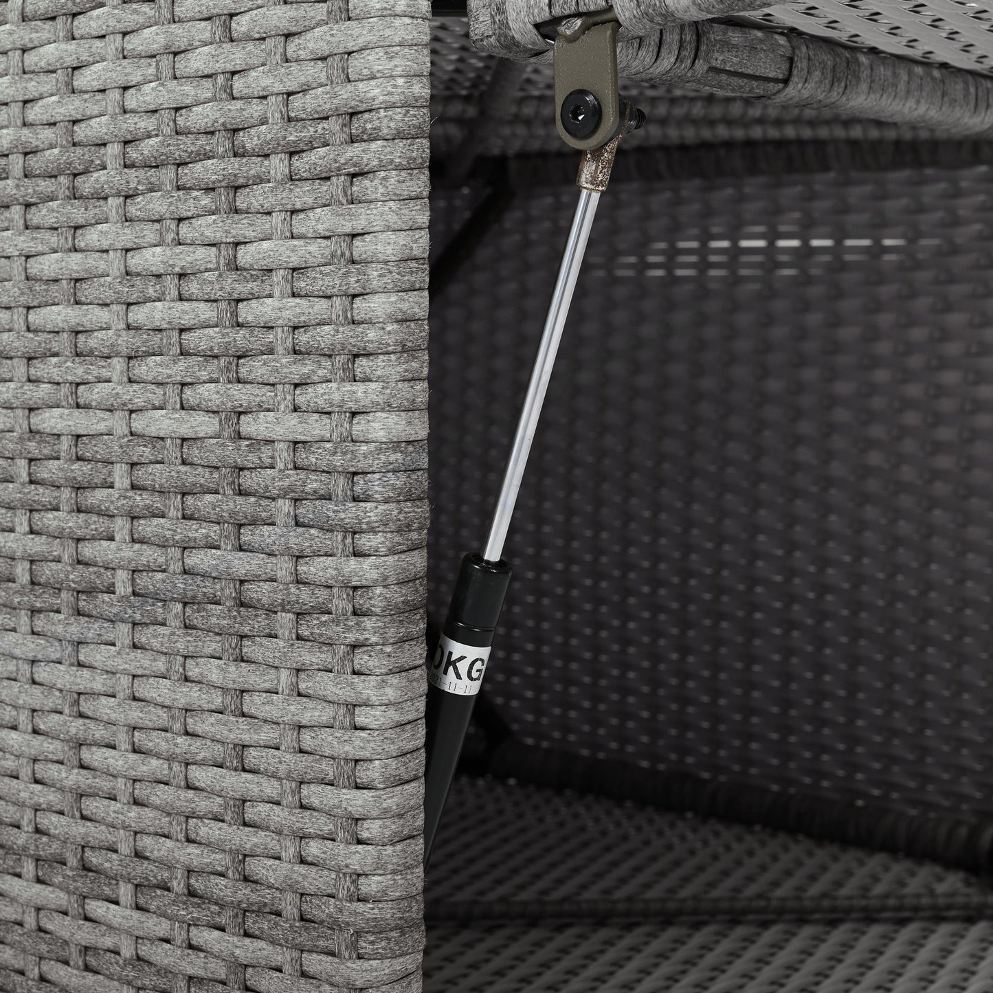 Patio Furniture Set Outdoor Daybed Rattan Sectional With Cushions and Center Table, Beige, Iron & Rattan, Multiple Sizes