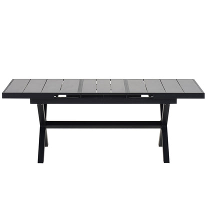 Discover Unmatched Flexibility in Alfresco Dining With Six Creatively Arranged Chairs Made of Polyester Woven Tape and A