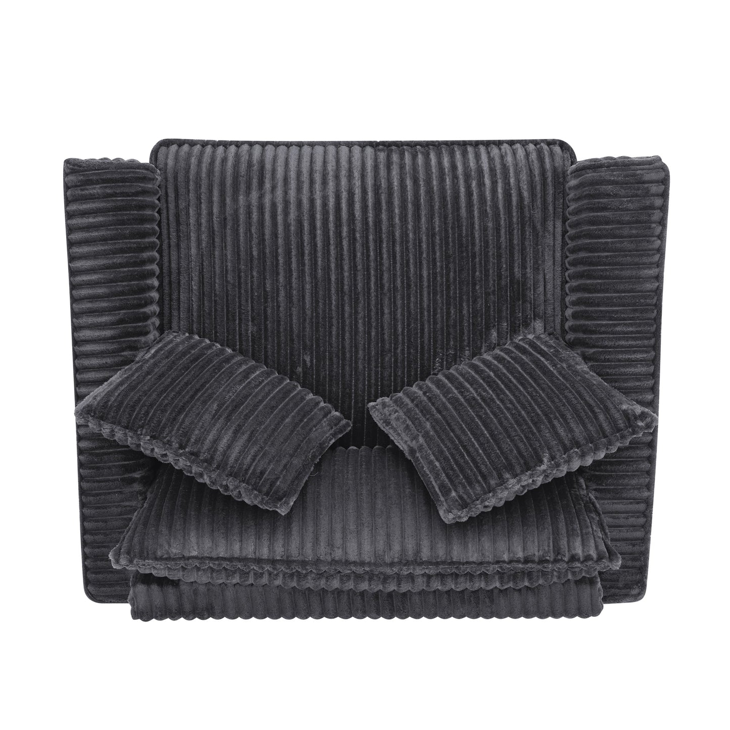 Lazy Sofa Chair, Comfortable Single-Person Sofa Chair, With a Backrest and Soft Seat Cushion, Having Armrests on Both Si