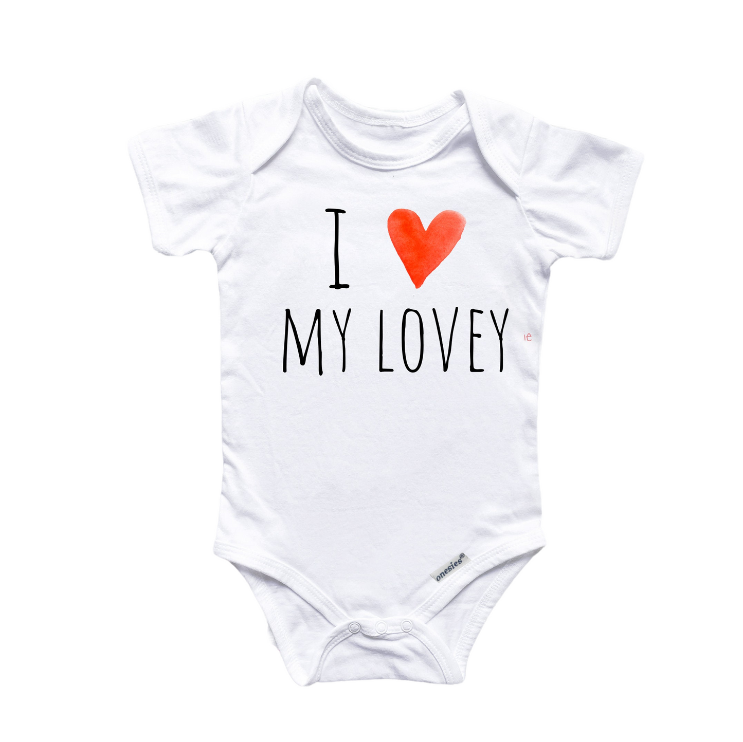 Lovey Love - Baby Boy Girl Clothes Infant Bodysuit Funny Cute Newborn