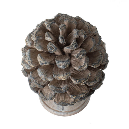 D7x10.5' Table Decor, Pinecone