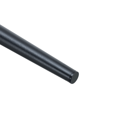 Luxury Simple Chair - Set of 4 BLACK Linen-Cotton Material High Resilience Dining Chair With Metal Black Leg.Integral Me