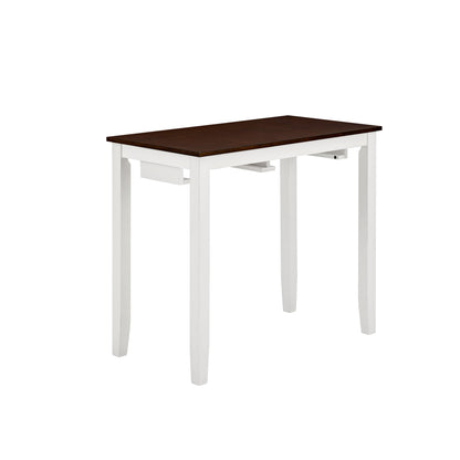 Bar Table and Chairs Set, 3 Piece Dining Table Set, Industrial Breakfast Table Set, for Living Room, Dining Room, Game R