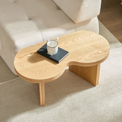 Modern Butterfly MDF Coffee Table, Used in Living Rooms, Bedrooms, Offices, With a Butterfly Shaped Appearance, NATURE