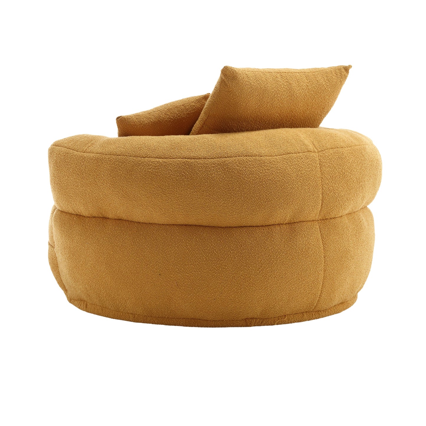 Chenille Sponge Single Sofa,No Assembly Required,Fluffy Modern Sleeper Chair for Living Room, Bedroom, Lounge and Projec
