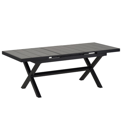 Discover Unmatched Flexibility in Alfresco Dining With Six Creatively Arranged Chairs Made of Polyester Woven Tape and A