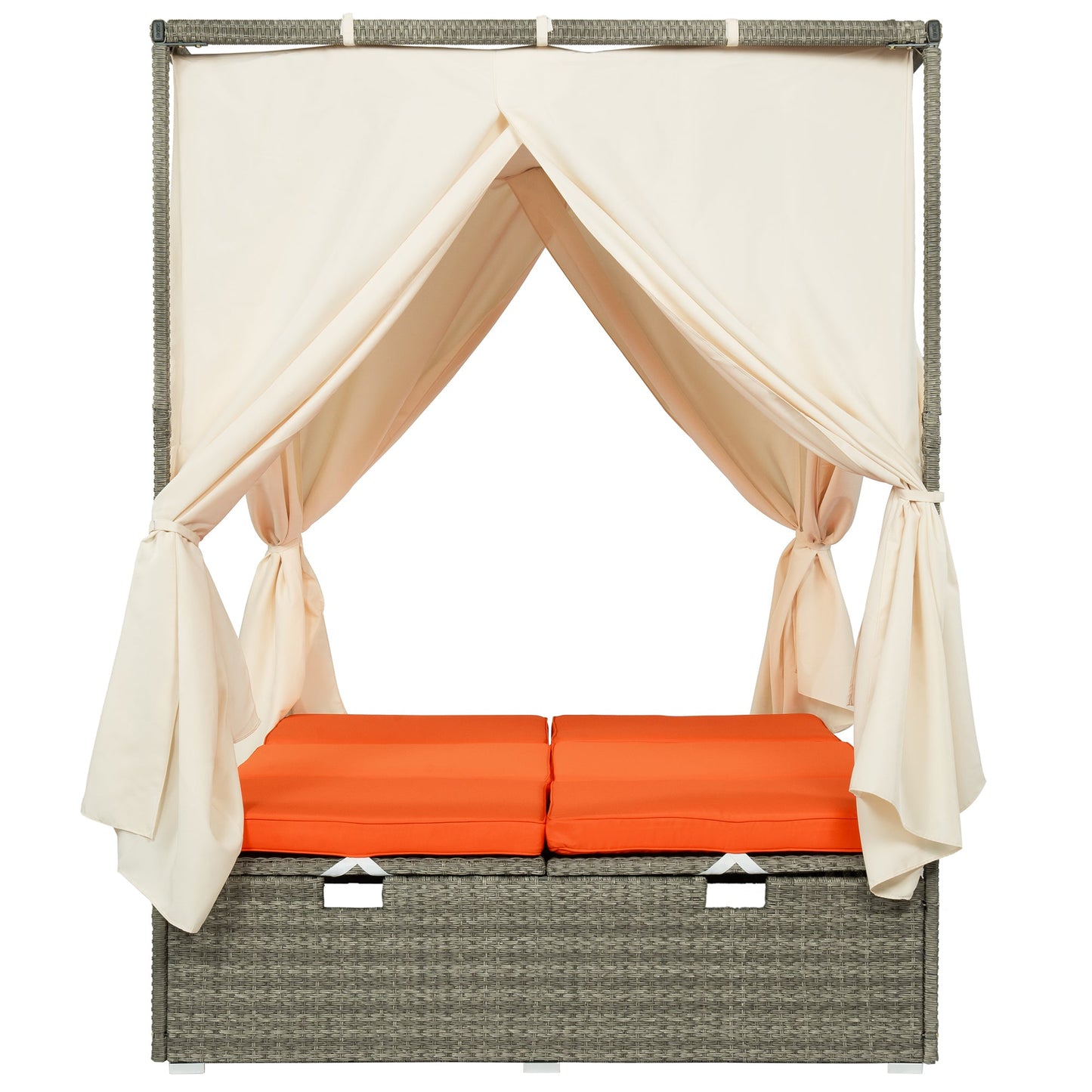 Adjustable Sun Bed With Curtain,High Comfort,With 3 Colors