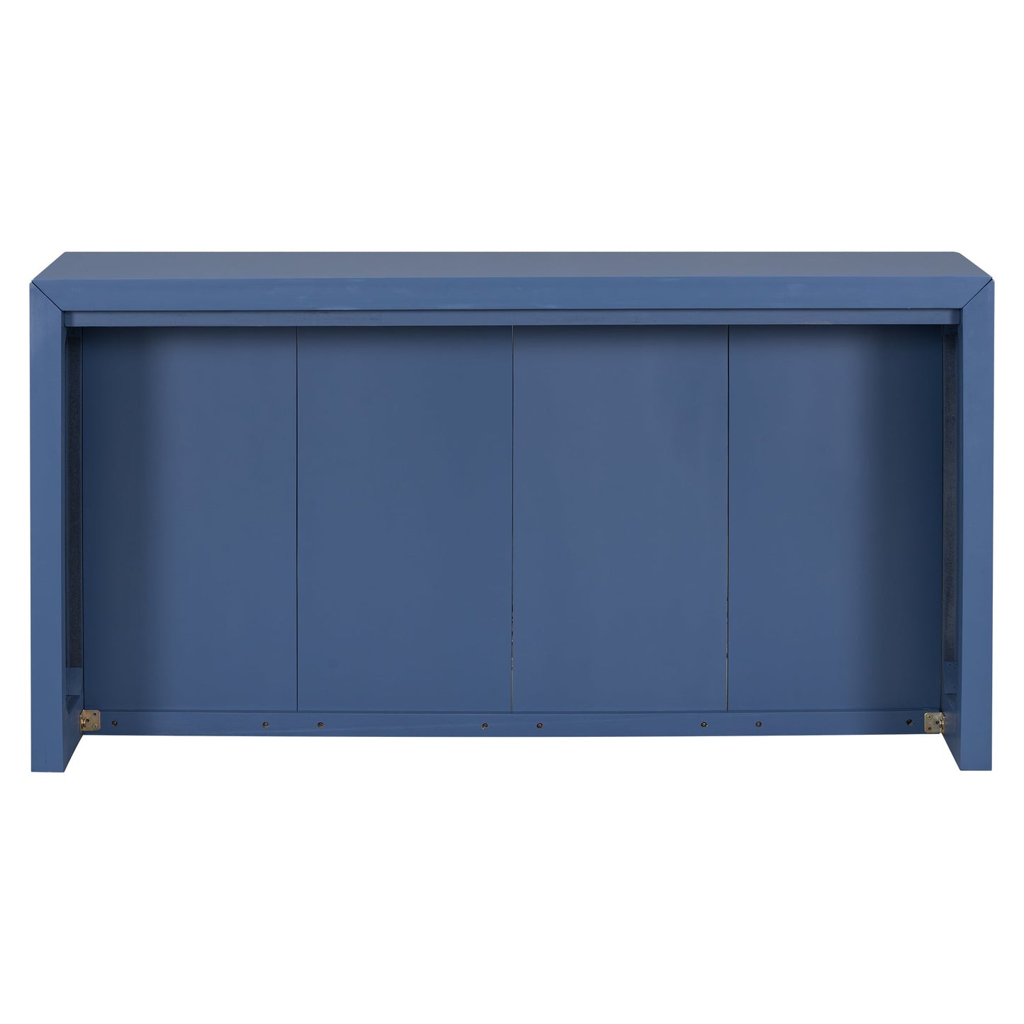 Acacia Wood Veneer Simple Entryway Table With Wavy Design,Suitable for Study,Entryway, Hallway, Living Room, Foyer