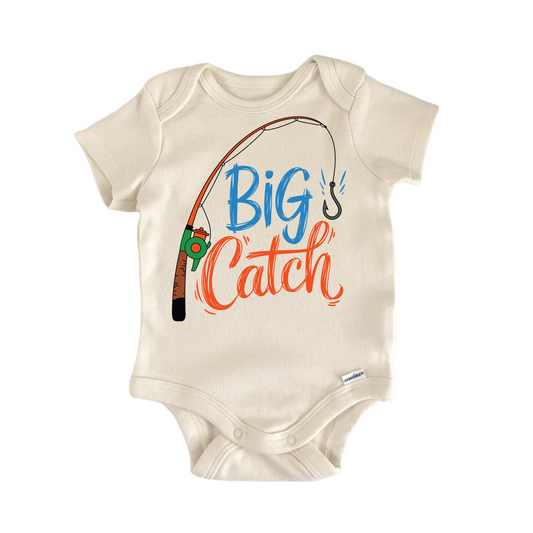Fishing Pole Big Catch - Baby Bodysuit