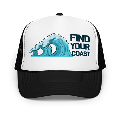 Find Your Coast® Wave Foam Trucker Hat