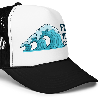 Find Your Coast® Wave Foam Trucker Hat