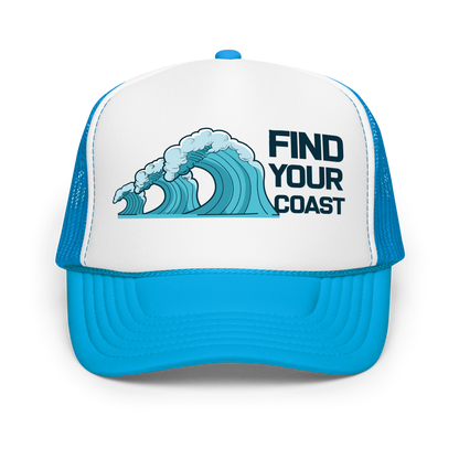 Find Your Coast® Wave Foam Trucker Hat