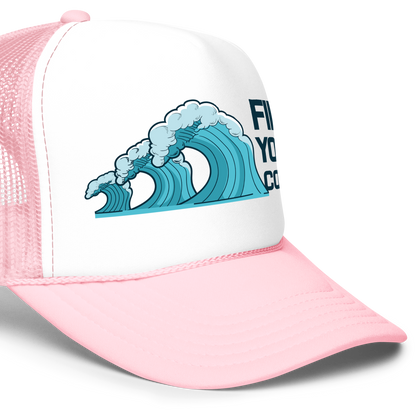 Find Your Coast® Wave Foam Trucker Hat