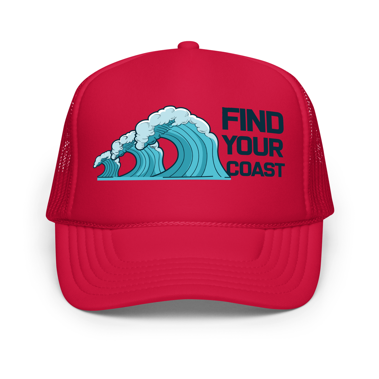 Find Your Coast® Wave Foam Trucker Hat