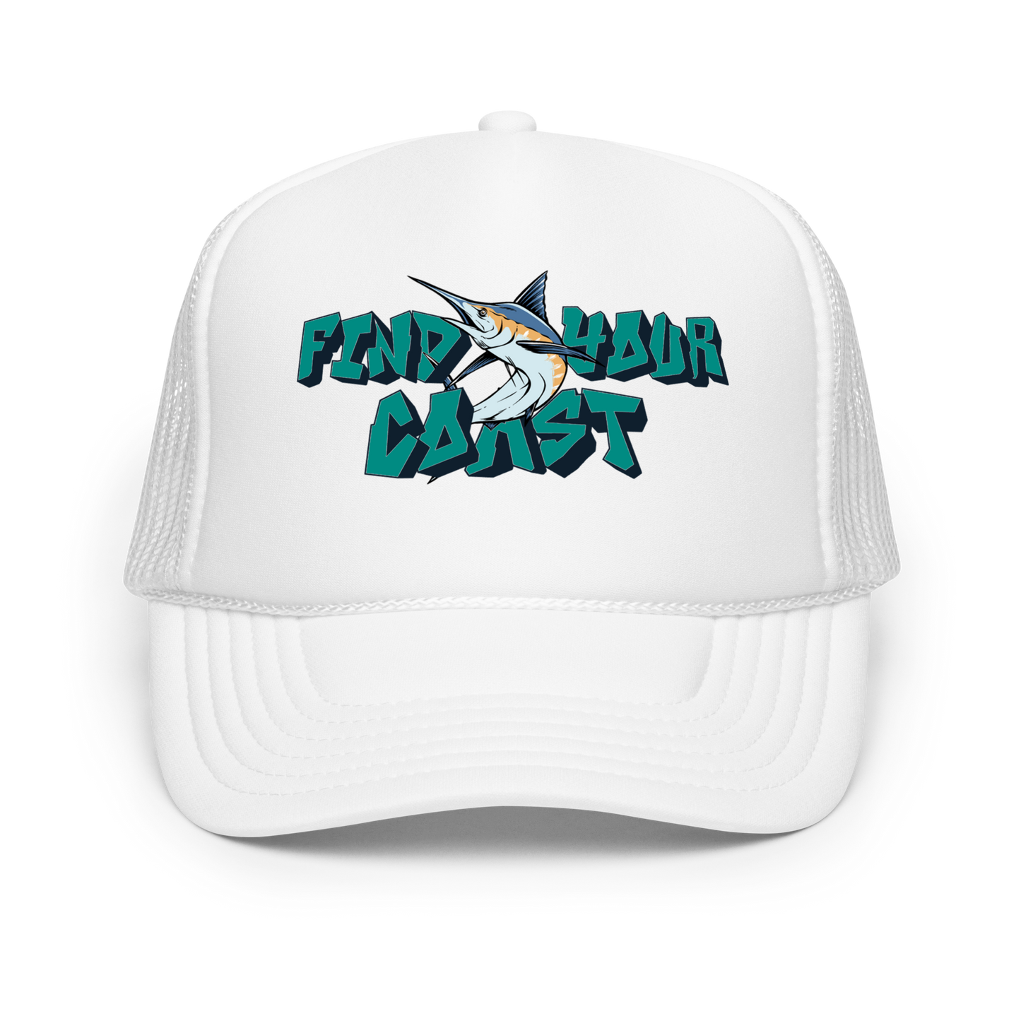 Find Your Coast® Fishing Foam Trucker Hat