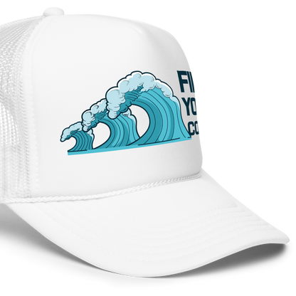 Find Your Coast® Wave Foam Trucker Hat