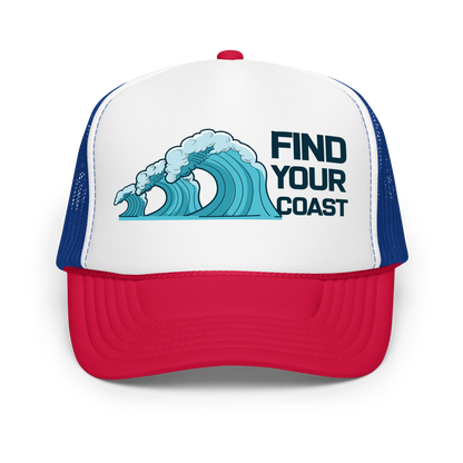 Find Your Coast® Wave Foam Trucker Hat