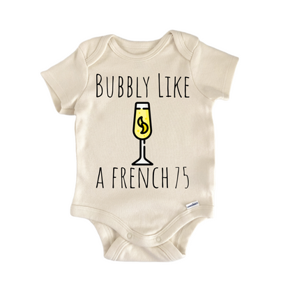 French 75 Champagne Cocktail - Baby Bodysuit