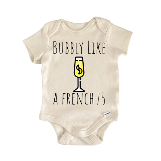 French 75 Champagne Cocktail - Baby Bodysuit
