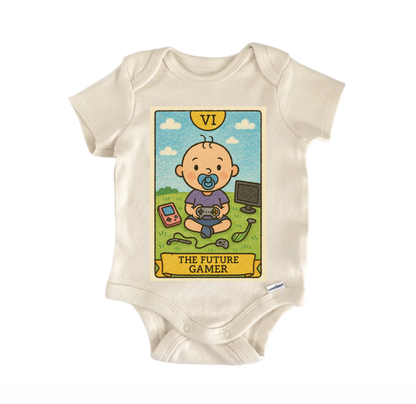 Future Gamer Tarot - Baby Bodysuit