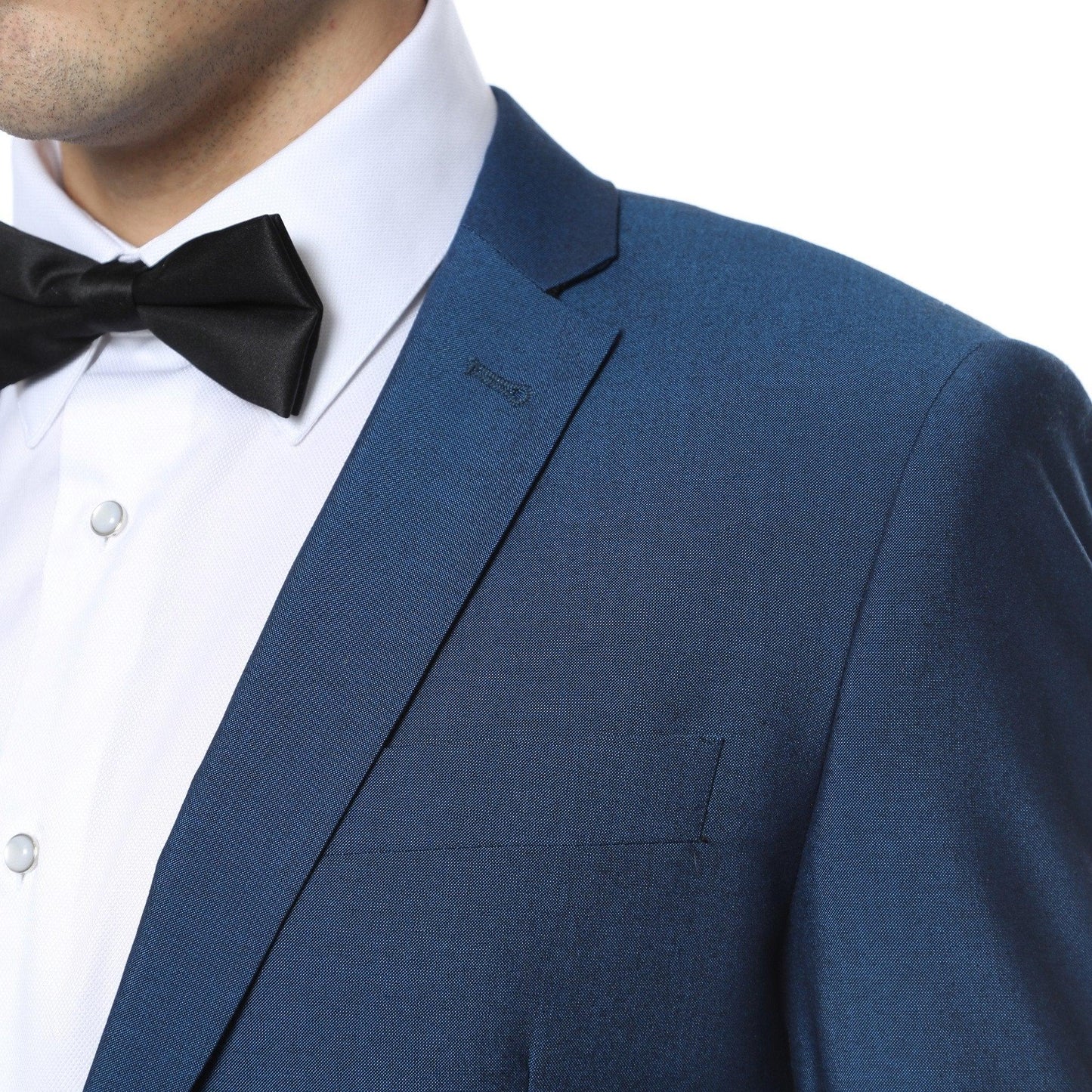 Hudson Indigo Blue Slim Fit 2 Piece Suit