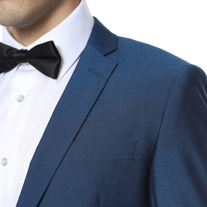 Hudson Indigo Blue Slim Fit 2 Piece Suit