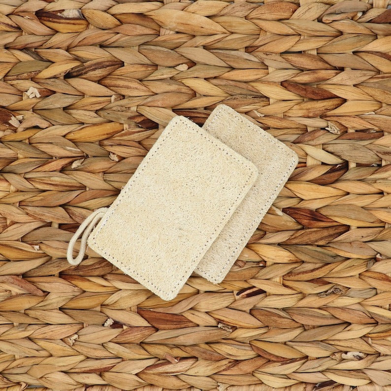 Natural Loofah Pad 2-Pack