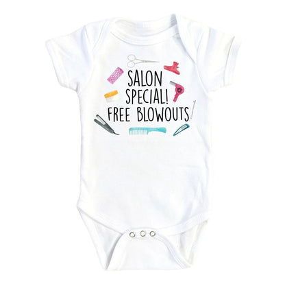 Salon Blowouts - Baby Boy Girl Clothes Infant Bodysuit Funny Cute Newborn