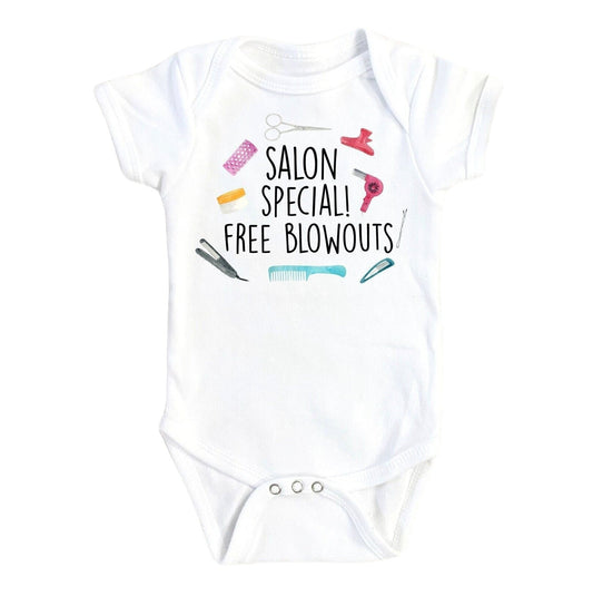 Salon Blowouts - Baby Boy Girl Clothes Infant Bodysuit Funny Cute Newborn