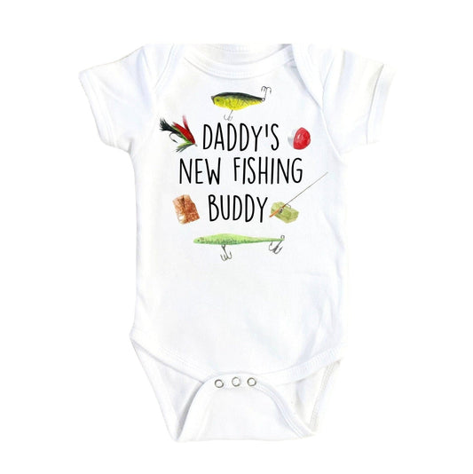 Fishing Buddy Icons - Baby Boy Girl Clothes Infant Bodysuit Funny Cute Newborn