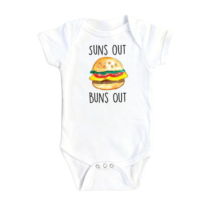 Burger Bbq - Baby Boy Girl Clothes Infant Bodysuit Funny Cute Newborn