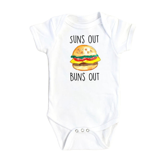 Burger Bbq - Baby Boy Girl Clothes Infant Bodysuit Funny Cute Newborn