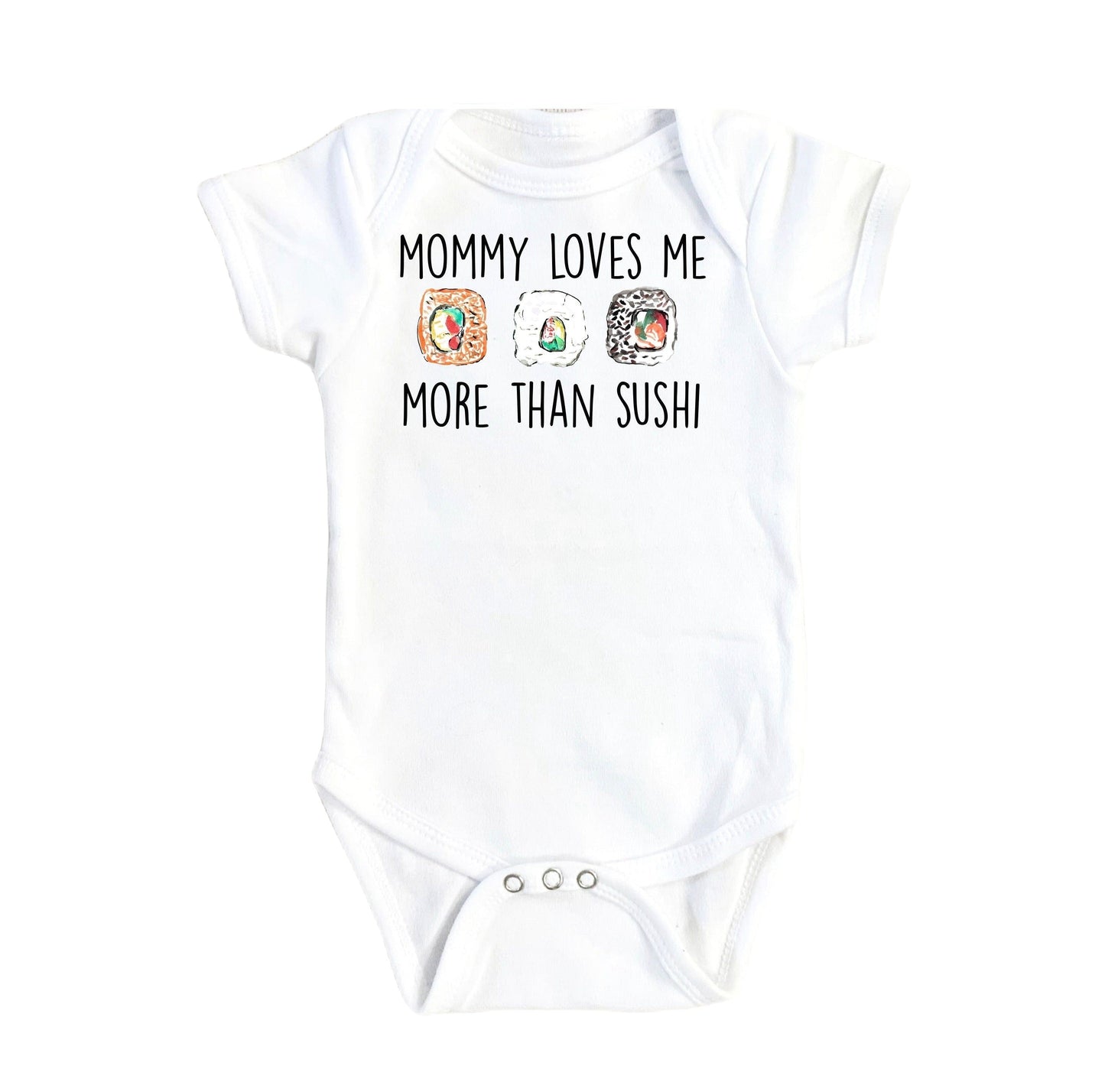 Sushi Roll - Baby Boy Girl Clothes Infant Bodysuit Funny Cute Newborn 1A