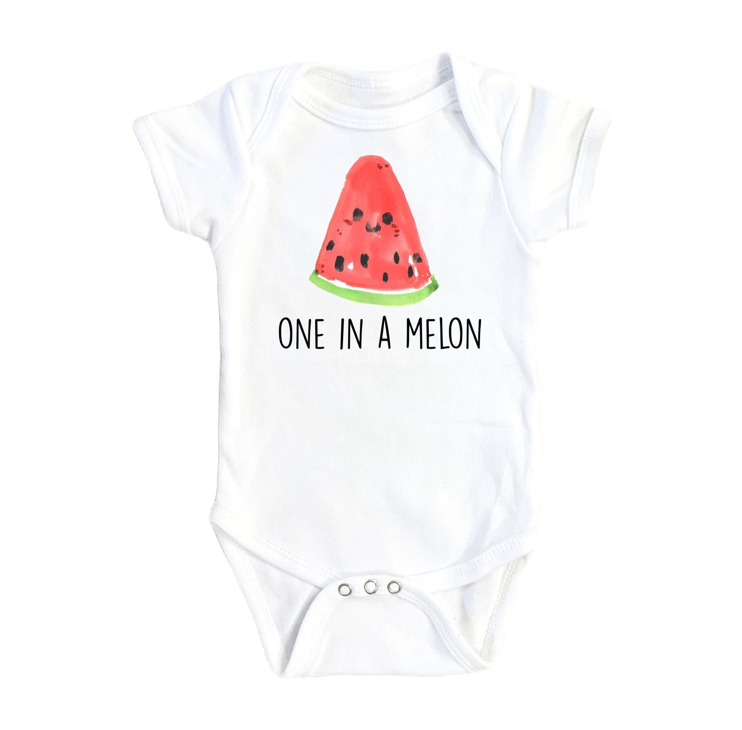 Watermelon One - Baby Boy Girl Clothes Infant Bodysuit Funny Cute Newborn