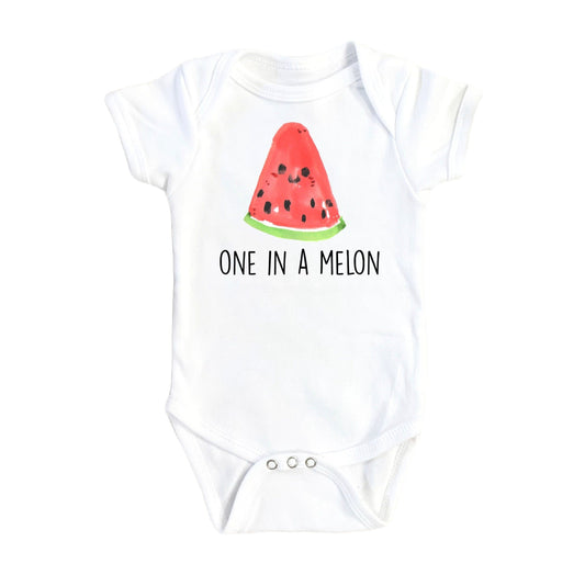 Watermelon One - Baby Boy Girl Clothes Infant Bodysuit Funny Cute Newborn