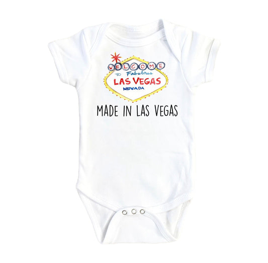Las Vegas - Baby Boy Girl Clothes Infant Bodysuit Funny Cute Newborn 1B