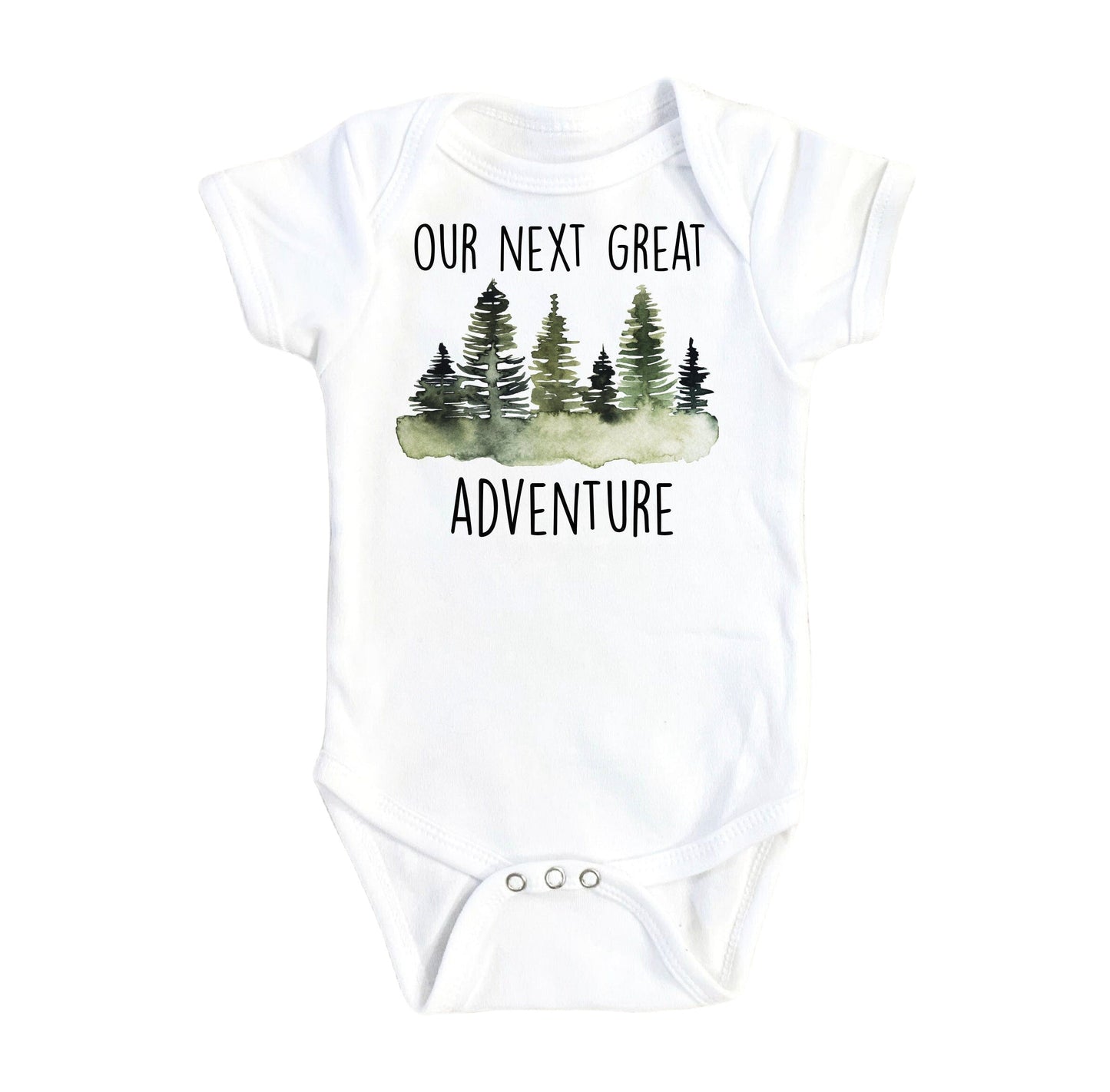 Adventure Next Green - Baby Boy Girl Clothes Infant Bodysuit Funny Cute Newborn 1A