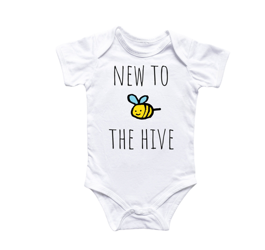 Bee Honey Hive - Baby Boy Girl Clothes Infant Bodysuit Funny Cute Newborn