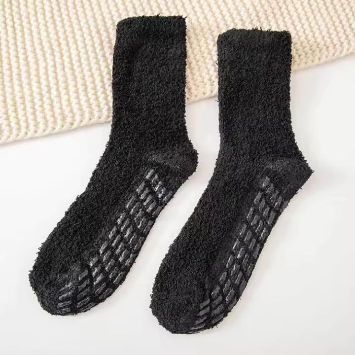Fuzzy Grip Socks Non Slip Slipper Socks for Women