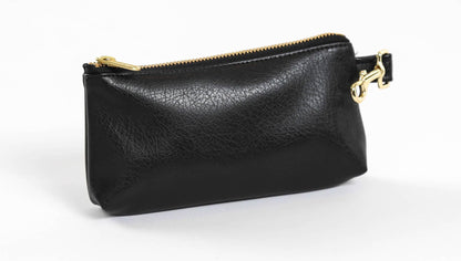 Classic Black Vegan Leather Bag