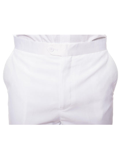 Paul Lorenzo Mens White Slim Fit 2 Piece Tuxedo