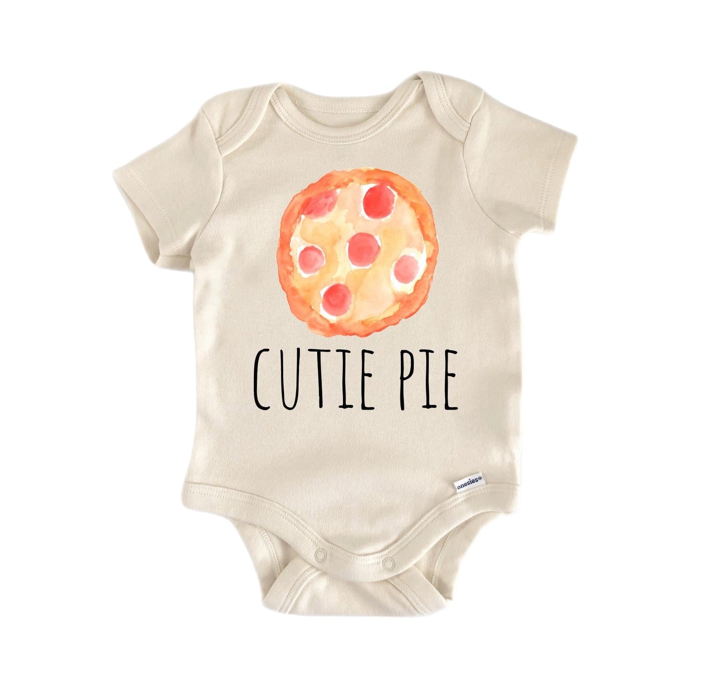 Pizza Pie Heart - Baby Boy Girl Clothes Infant Bodysuit Funny Cute Newborn
