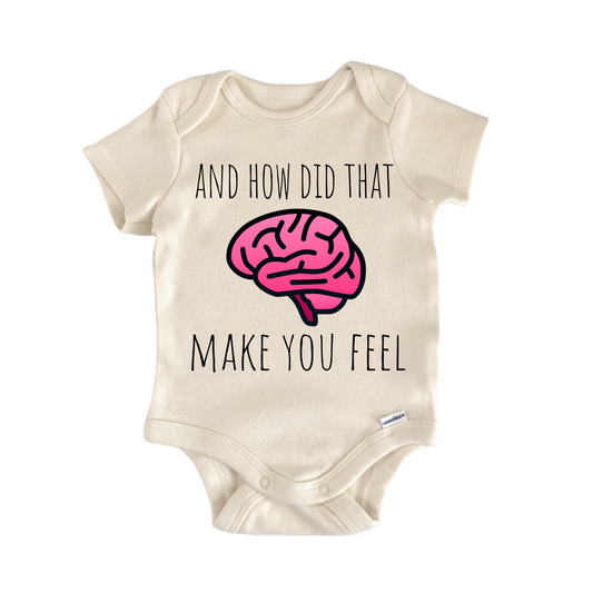 Psychologist Psychology Brain Feel - Baby Bodysuit