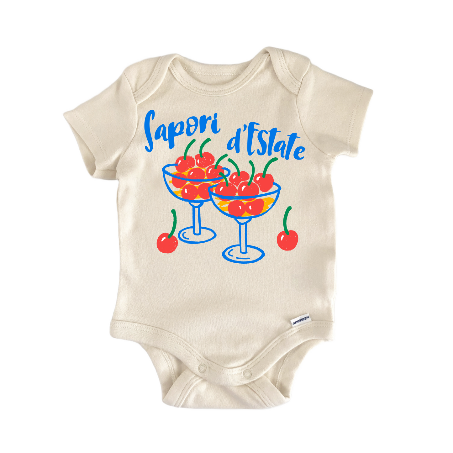 Sapori Cherry Cocktail Mixed Drink - Baby Bodysuit