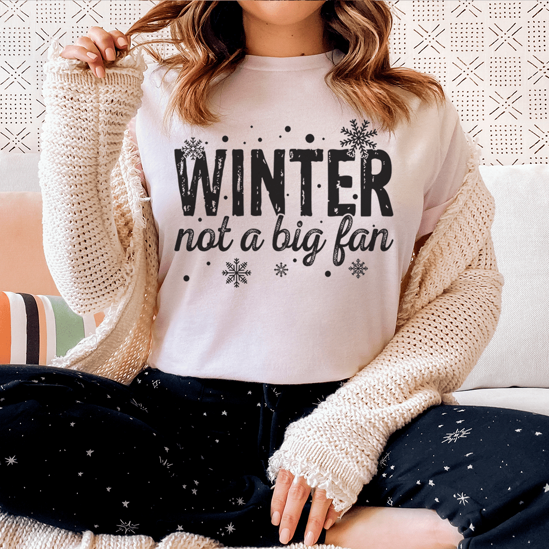 Winter Not a Big Fan Tee
