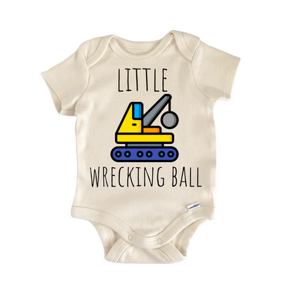 Wrecking Ball Construction - Baby Bodysuit